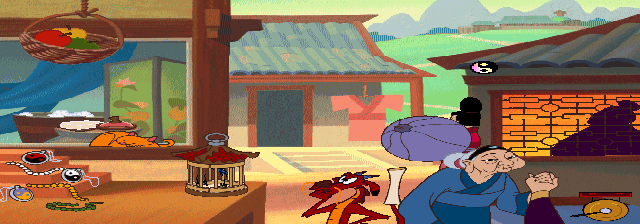 Disney's Story Studio - Mulan background
