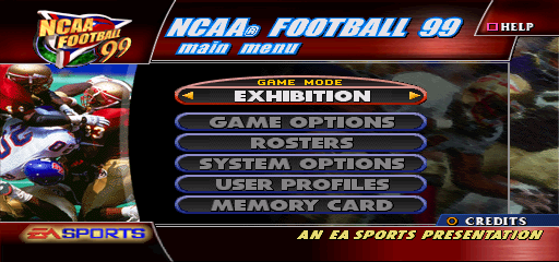 NCAA Football 99 (USA) background