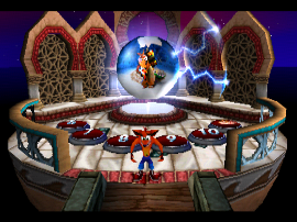 Crash Bandicoot - Warped background