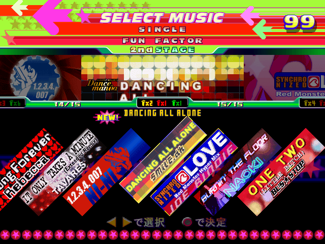 Dance Dance Revolution 4th Mix background