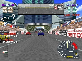 Ridge Racer Revolution background