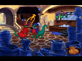 Blazing Dragons background
