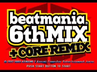 BeatMania 6th Mix + Core Remix (Japan) background